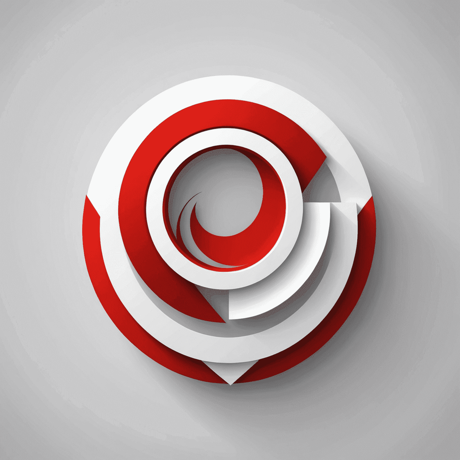 Company logo in red and white colors